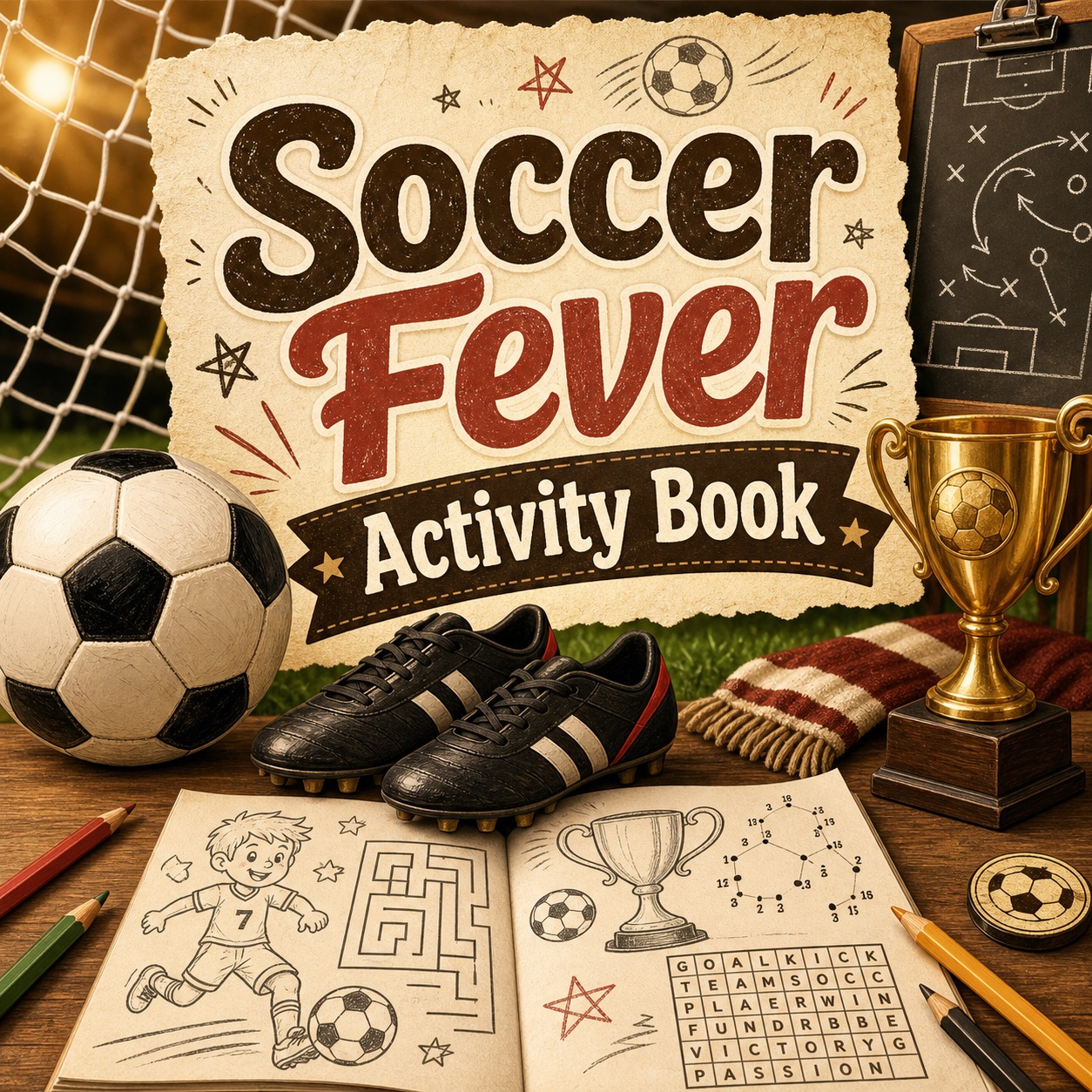 Soccer Fever Activity Book cover